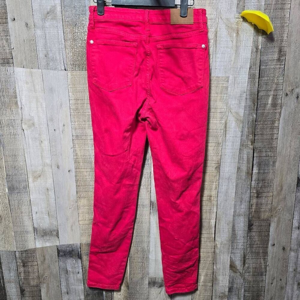 Judy Blue High Rise Tummy Control Skinny Jeans Deep Red 5/27 - Picture 3 of 6